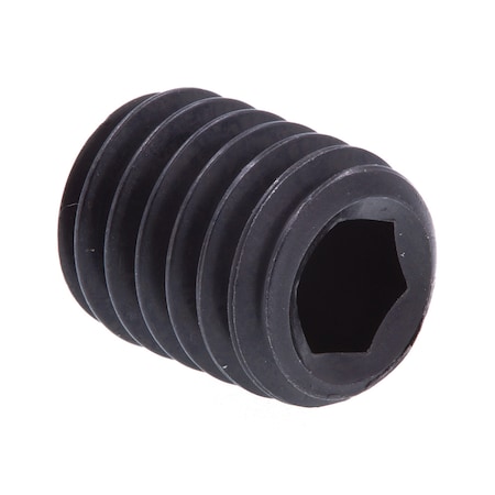 Socket Set Screw 3/8in-16 X 1/2in Black Oxide Coated Steel 10PK